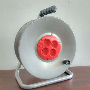 Enrouleur de câble <span class=keywords><strong>électrique</strong></span> portatif pour usage industriel, 30m <span class=keywords><strong>50m</strong></span>, 4 prises, 250V 16A, avec <span class=keywords><strong>rallonge</strong></span> - Product Image 4