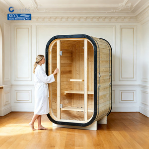 Vente directe usine : Cabine de sauna extérieure <span class=keywords><strong>en</strong></span> bois, type dôme, chauffée au pellets - Product Image 1