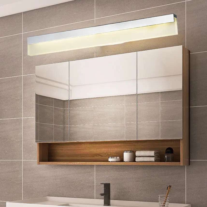 Indoor Hotel Decoration Aluminum LED Mirror Bathroom Light 6W 12W 18W LED Bathroom Wall Light