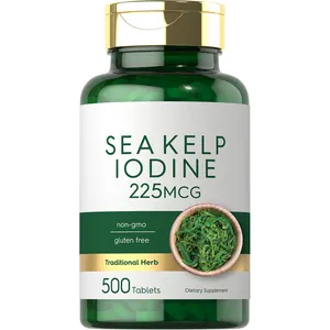 Капсулы OEM Sea Kelp, йод, экстракт водорослей, травяная добавка, активный йод, таблетки