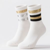 Damen Overknee-Socken mit Schnürung - Kompressionsklasse 1, Atmungsaktiv, Rutschfest, Transparent, Leopardenmuster, für den Alltag