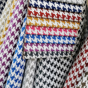 High Quality Textile Curtains Fabric Yarn Dyed Swallow Houndstooth <strong>Check</strong> 100% Polyester Fabrics for Clothing - Product Image 6