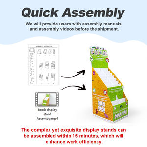 Promotion de magasin de détail personnalisé en usine en Chine Album de musique Film <span class=keywords><strong>DVD</strong></span> Étagères en carton Présentoir - Product Image 3