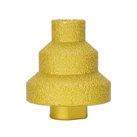 Foret diamanté à fond plat pour meuleuse d'angle, spécial marbre et maçonnerie, pour meulage à eau
