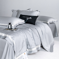 Parure de lit de luxe en Lyocell Tencel, ensemble de literie Tencel, ensemble de couette, sensation rafraîchissante, couverture d'été, taille King