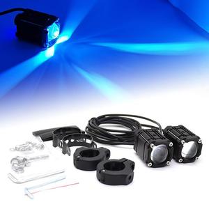 Phares <span class=keywords><strong>LED</strong></span> TCYATO 12V-85V, adaptés aux motos sportives et aux voitures, phares à clignotement 4 couleurs, niveau IP68 - Product Image 6