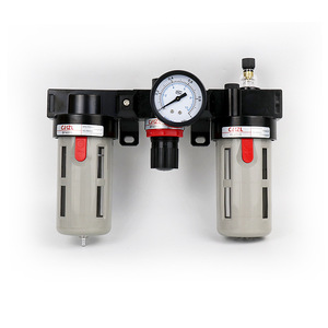 Unité de traitement d'air pneumatique Zhaolong 20 mm 40 µm avec filtre, régulateur et lubrificateur pour système pneumatique - Product Image 5