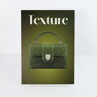 Panneau graphique métallique lenticulaire texturé 3D UV personnalisé pour vitrine de boutique et affichage commercial