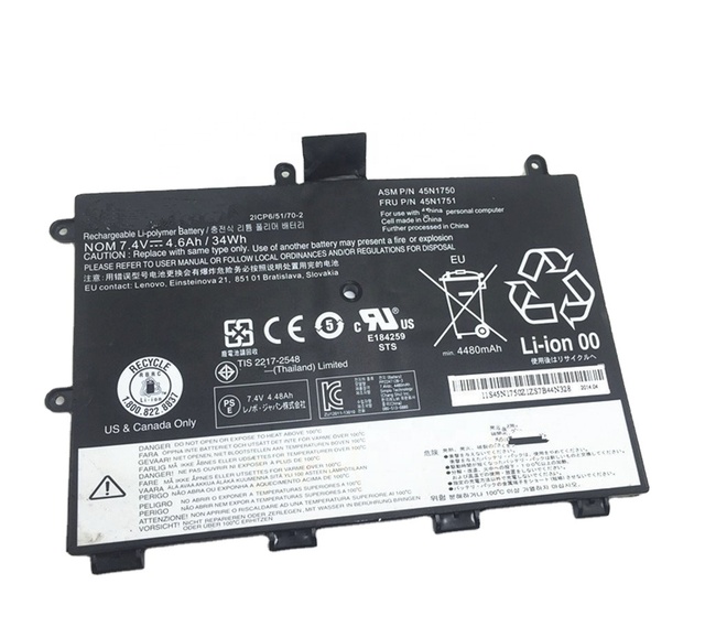 OEM Factory Replacement 45N1750 Battery for Lenovo Thinkpad Yoga 11e 7.4V 4600mah/34wh in Stock!