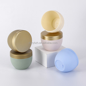 Pot cosmétique polyvalent en plastique vide, forme ellipse, 250g, pour masque capillaire, <span class=keywords><strong>gommage</strong></span>, démaquillant et baume - Product Image 3