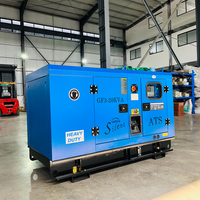 Groupe électrogène diesel silencieux 20 kW à faible bruit avec ATS, conception compacte triphasée pour l'alimentation de secours résidentielle