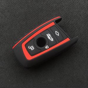 Housse de protection en silicone pour clé de voiture <span class=keywords><strong>BMW</strong></span> F10 F20 F30 Séries 1 3 5, étui souple en caoutchouc pour télécommande intelligente - Product Image 4