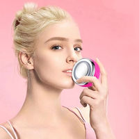 Brosse nettoyante faciale électrique en silicone sans fil, chaude et froide, rechargeable rapidement, mini-outil de beauté