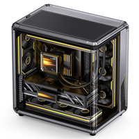 Nouvelle Arrivée 2026 X400CG Gris – Boîtier Gaming en Verre Trempé Compatible Cartes Mères MINI-ITX/MICRO-ATX/ATX jusqu'à 427mm pour GPU
