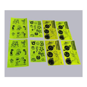 Logo personalizado impreso para niños, juego de reflectores de pvc, autoadhesivos reflectantes, manualidades, juguetes educativos, pegatinas - Product Image 1