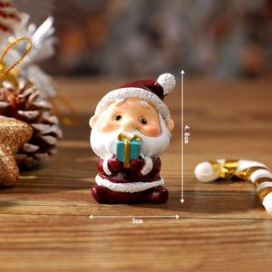 Adornos Navideños de Dibujos Animados, Santa Claus, Renos, Adornos de Animales para Árbol de Navidad, Artículos Decorativos para Mesa, Recuerdos para Fiestas en Casa - Product Image 3