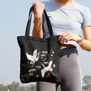 Customization High Quality Clothing Zipper Reusable Cotton Canvas Shopping <b>Tote</b> <b>Bags</b> with Inner Pocket and Zipper - Product Image 5