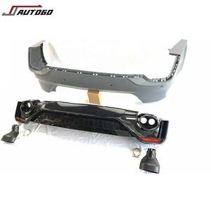 Auto Facelift reparación Kit de cuerpo para <span class=keywords><strong>Audi</strong></span> A5 <span class=keywords><strong>S5</strong></span> B9.5 2021-2022 Actualización de RS5 estilo de nido de abeja frente + parachoques trasero Asamblea falda - Product Image 3