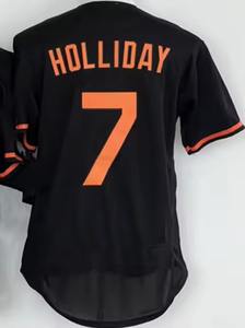 Camiseta de béisbol y sóftbol de rayas clásicas con estampado digital personalizado unisex con detalle de botones cosidos - Product Image 6