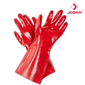 Gants industriels Delta Plus PVC7335, protection de l'avant-bras, résistants aux produits chimiques, aux acides et aux solvants, ambidextres, imperméables, fermeture à enfiler - Product Image 2