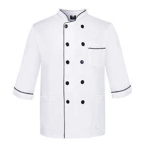 Divise <span class=keywords><strong>da</strong></span> Chef per Uomo e Donna a Maniche Medie per Tutte le Stagioni, Uniformi per Sala <span class=keywords><strong>da</strong></span> Pranzo, Ristorante e <span class=keywords><strong>Bar</strong></span> - Product Image 1