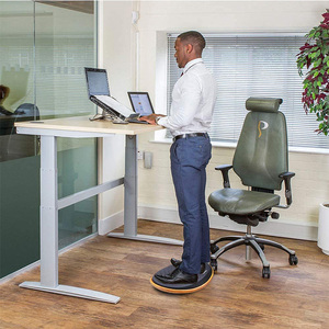 Tapis de mouton Pu mousse en bois oscillant sécurité anti-dérapant bureau debout repose-pieds <span class=keywords><strong>planche</strong></span> d'équilibre - Product Image 3