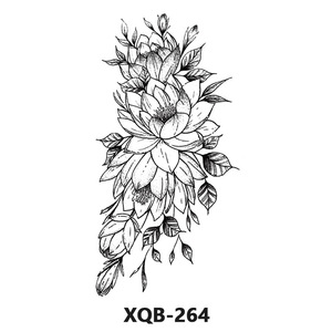 ילדת מחיר המפעל זמני עלה גיאומטריה מזויף עמיד למים מדבקה - Product Image 3