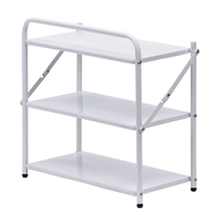 Organisateur noir rayonnage en métal 3 plus tard multi-rangements maison étagères support 4 niveaux couche étagère cuisine étagère de rangement pour la cuisine