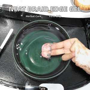 Private Label Wholesale Herbal Strong Hold Neat Braid Conditioning Smoothing Custom Edge Control Heat Perm Pomade - Product Image 2