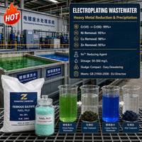 Sulfato de Hierro Heptahidratado, Cristal Verde, Tamaño de Partícula de 2-5 mm, Agente Coagulante