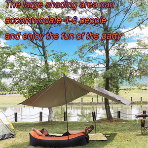 Auvent d'extérieur personnalisé, bâche de Camping, pôle de tente, abri solaire, voile, <span class=keywords><strong>pergola</strong></span> parallèle - Product Image 3