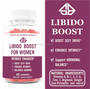 OEM Female Libido Boost Hormone Balance Natural Herb Saw Palmetto Dong Quai Vitamin Zinc Energy Supplement 60 <b>Gummy</b> <b>Candy</b> - Product Image 2