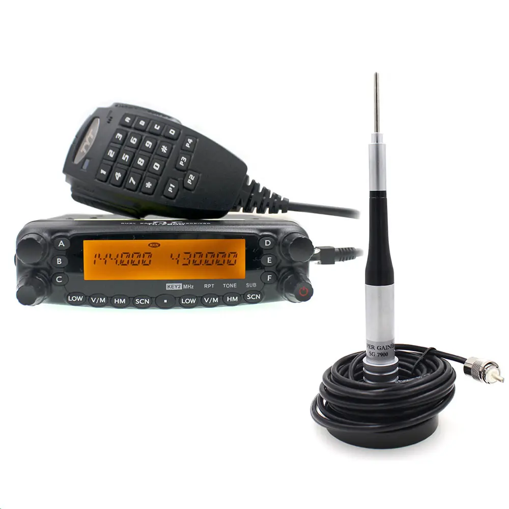 TH-7800 TYT Émetteur-Récepteur Mobile 50W 40/144/430MHz E 7800 talkie-walkie base avec câble et d'antenne en stock