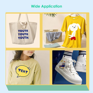 Rollos de Vinilo Termotransferible Hot Peel 12x12, Láminas de PVC y PU Estilo HTV, Material Apto para Altas Temperaturas para Diseño de Camisetas con <span class=keywords><strong>Cricut</strong></span> - Product Image 4