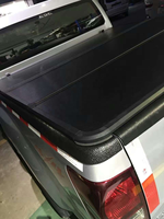 Double Cab Hilux Rocco Conquest Rogue 18+Aluminium HARD 3 TRI FOLD TONNEAU COVER Pick up Truck Bed Cover Folding WITH LED LIGHT