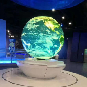 2024 mới trong nhà đầy đủ màu sắc hình cầu dẫn Màn hình hiển thị p1.86 P2 p2.5 hiển thị kỹ thuật số <span class=keywords><strong>360</strong></span> độ Globe Shaped Màn hình <span class=keywords><strong>LED</strong></span> - Product Image 5