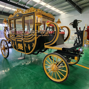 Calèche royale de luxe en acier pour mariages et excursions - Product Image 5