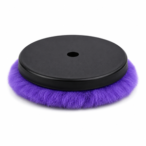 Almohadilla de pulido de lana morada para máquina pulidora de coches, cuidado de la pintura - Product Image 4