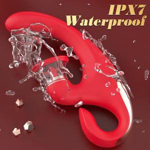 Weibliche Silikon 3 IN 1 Schaukel Zunge lecken <span class=keywords><strong>Vibrator</strong></span> Klitoris Sauger G-Punkt Sexspielzeug Massage gerät Dildo Sexspielzeug für Frauen - Product Image 4