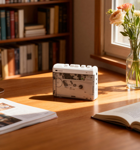 Lecteur de <span class=keywords><strong>cassettes</strong></span> stéréo rétro nostalgique des années 80, enregistreur, <span class=keywords><strong>baladeur</strong></span>, radio AM FM, <span class=keywords><strong>audio</strong></span> portable, enregistreur de musique sur cassette <span class=keywords><strong>pour</strong></span> l'écoute - Product Image 2