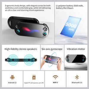 Consola de Juegos Portátil ANBERNIC RG VITA/RG VITA Pro, Reproductor de Juegos Retro Android, 5000 mAh, Compatible con RixelHK, Wifi, Multijugador en Línea - Product Image 4