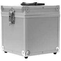 7 ''10'' 12 ''Boîte de rangement pour album de disques vinyles Caisse de CD LP en aluminium