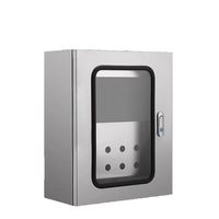 JXF-304-9 petite boîte de Base de panneau de commande de distribution d'énergie électronique fixée au mur d'acier inoxydable pour l'équipement