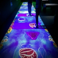 Centre de divertissement familial Gooest, jeu de projecteur interactif au sol, 15 effets, certifié ISO, 10 joueurs, aire de jeux intérieure de 2 ans, garantie 2 ans