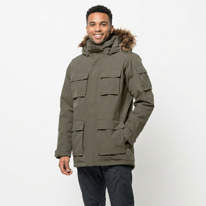 High Quality Men's Winter Parka Thick Warm Windproof Casual Outerwear with <b>Fur</b> Decoration Waterproof Medium Long <b>Coat</b> Jacket - Product Image 1