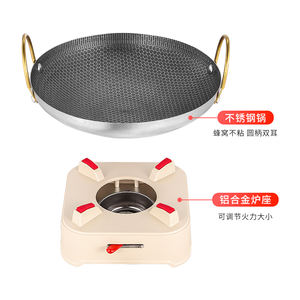 หม้อปรุงอาหารในครัวหม้อต้มก๋วยเตี๋ยวสแตนเลสอุปกรณ์ครัวเครื่องครัวหม้ออาหารทะเล - Product Image 6