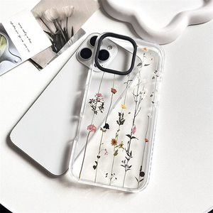 Mùa Xuân cây nho hoa TPU điện thoại trường hợp đối với iPhone 17 16 Pro Max 15 14 13 12 11 bảo vệ bìa chất lượng đảm bảo - Product Image 3