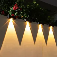 Lámpara de Pared LED Solar para Exteriores, Impermeable, para Terraza, Jardín, Valla, Pared Exterior