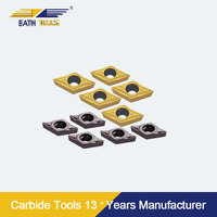 EATH TOOL Plaquettes de tournage en carbure de tungstène DCGT11T301-CK fournisseur d'outils en carbure CNC de haute qualité plaquette de coupe pour métal dur