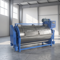 Laveuse industrielle électrique horizontale série GX en SUS304, capacité 20-500 kg, nouvelle génération pour usine de blanchisserie commerciale